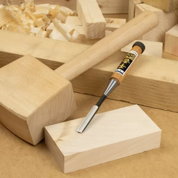 Tradiční japonské truhlářské dláto SENKICHI KIN - 9 mm