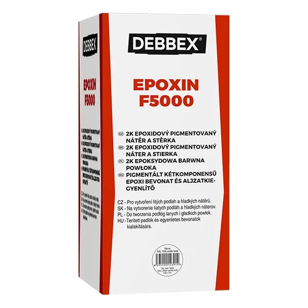 EPOXIN F5000 6 kg sada plechovek 5 + 1 kg slonová kost světlá RAL 1015