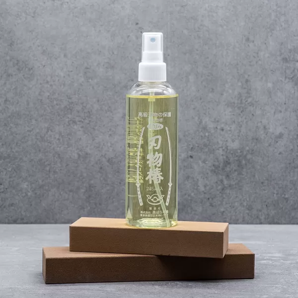 Brusný a ochranný přírodní olej KUROBARA z Kamélie ke konzervaci čepelí - 245 ml