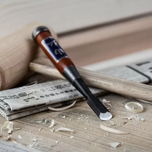 Japonské řezbářské dláto YOSHIHIRO Tataki Sotomaru – 15 mm