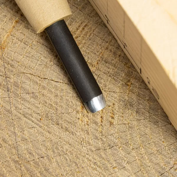 Japonské řezbářské mini-dláto SENKICHI s U čepelí - 6 mm