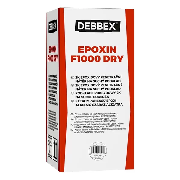 EPOXIN F1000 DRY 4,4 kg plechové obaly transparentní