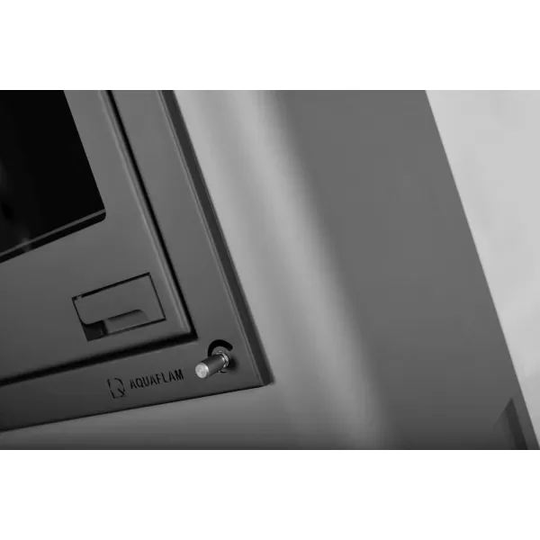 Krbová kamna AQUAFLAM ® 12 s výměníkem - šedá, manuální regulace