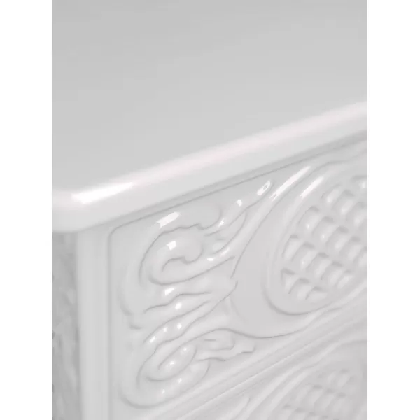 Kachlová kamna FLAMINGO ® BALI, kachle bílá