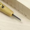 Japonské řezbářské mini-dláto MIKISYO Power Grip se šikmou čepelí - 3 mm