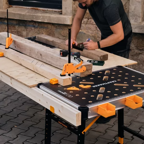 CRAFTMAKER Bench Dog - zarážka pro pracovní stůl - 4 ks