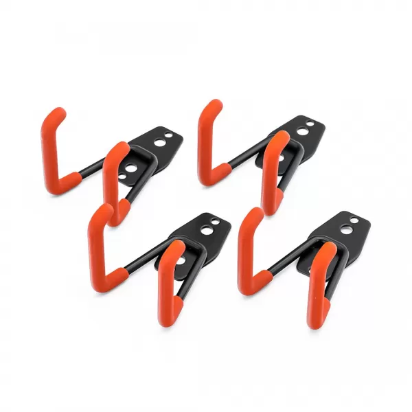 Ocelové háky na zeď CRAFTMAKER s pogumovaným povrchem - sada 12 ks