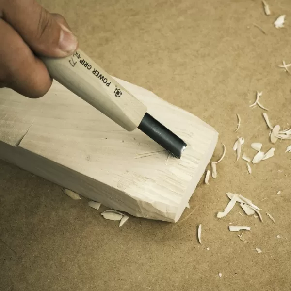 Japonské řezbářské mini-dláto MIKISYO Power Grip s U čepelí - 12 mm