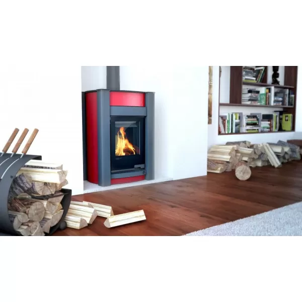 Krbová kamna AQUAFLAM VARIO ® KALMAR 11/7kW hnědá - sametová, elektronická regulace