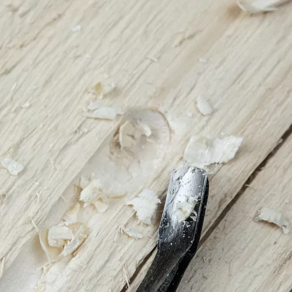 Japonské kulaté řezbářské dláto YOSHIHIRO Tataki Marusukui – 9 mm