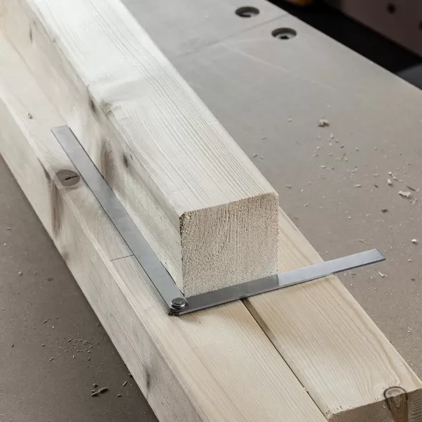 Nastavitelný truhlářský pokosník SHINWA z nerezové oceli - bez stupnice - 300 mm