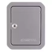 Revizní komínová dvířka 140x210 mm, stříbrná