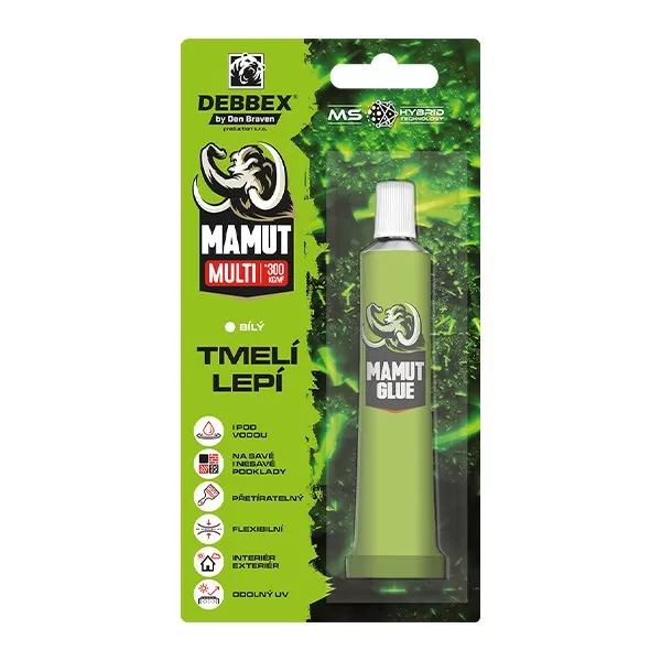 MAMUT GLUE Multi 25 ml tuba v blistru bílá