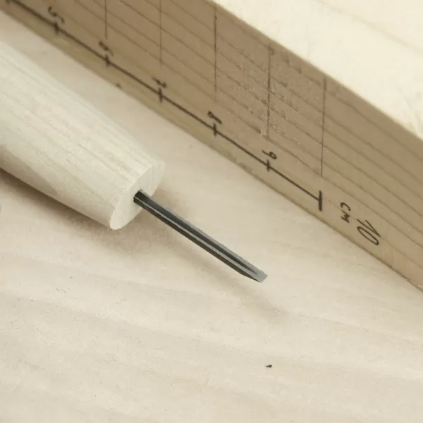 Japonské řezbářské mini-dláto SENKICHI s plochou čepelí - 1,5 mm