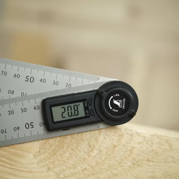 Digitální úhloměr a pravítko SHINWA