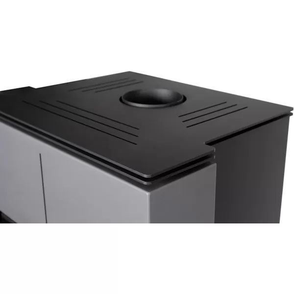 Krbová kamna AQUAFLAM VARIO ® SAPORO 11/7kW šedá, elektronická regulace