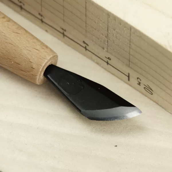 Japonské řezbářské dláto SEIGEN Yasuki se zaoblenou šikmou čepelí - 12 mm