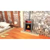 Krbová kamna AQUAFLAM VARIO ® LEND 11/7kW hnědá - sametová, elektronická regulace