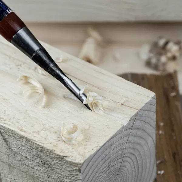 Japonské kulaté řezbářské dláto YOSHIHIRO Uchimaru Nomi – 6 mm