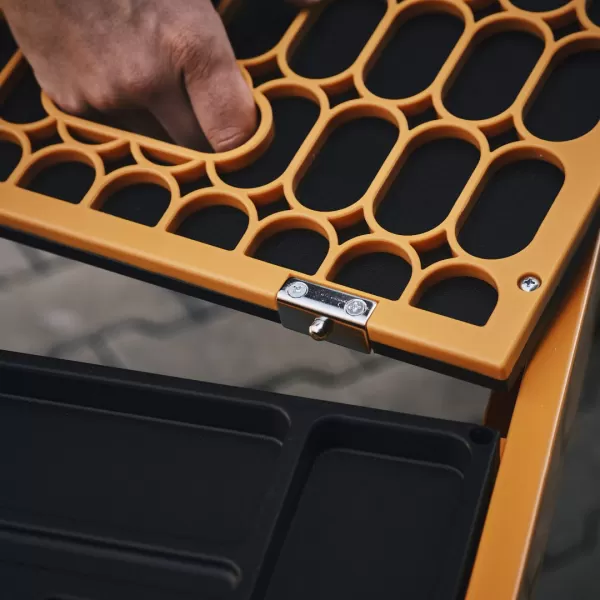 Multifunkční skládací stůl a plošina STRONGBOLD StrongBench B910