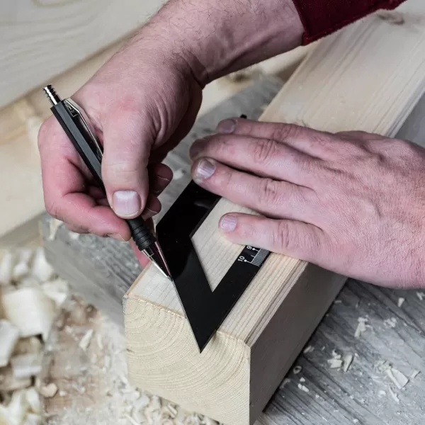 Mechanická tesařská tužka SK11 –⁠ červená 2 mm