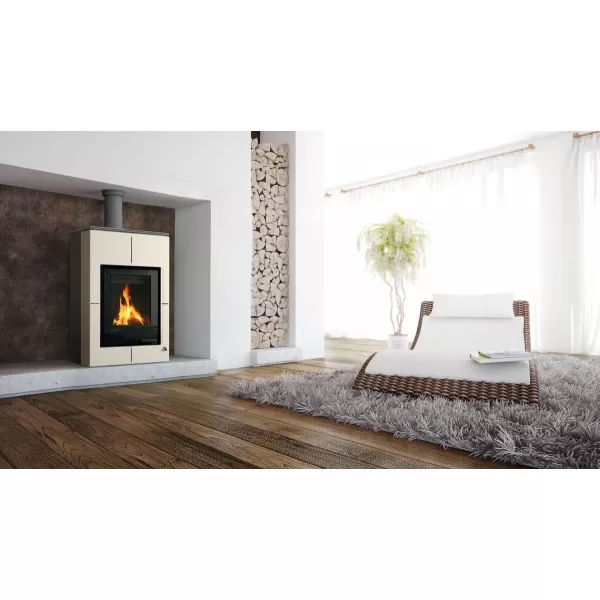 Krbová kamna AQUAFLAM VARIO ® SAPORO 11kW hnědá - sametová (teplovzdušná verze)