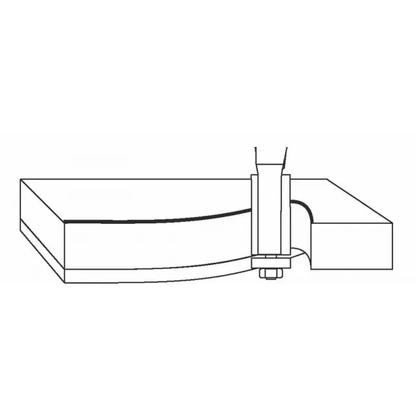 Zarovnávací fréza s ložiskem, dvoubřitá, tvrdokovová, Bosch