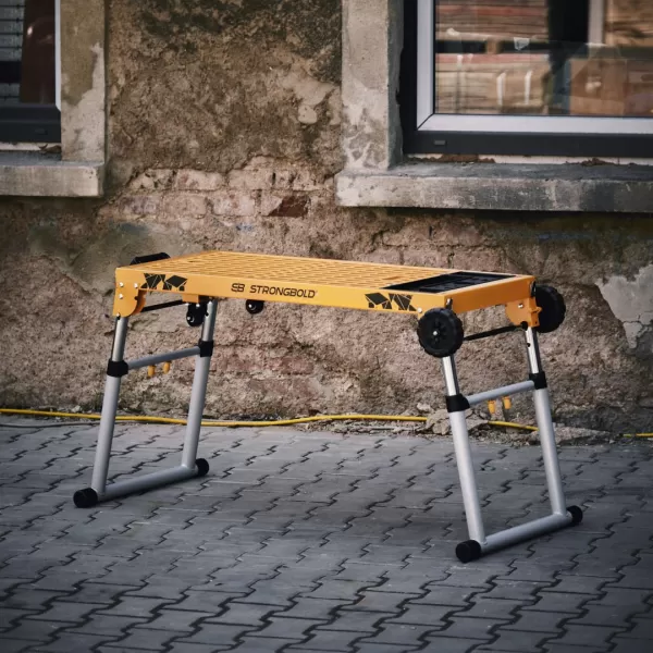 Multifunkční skládací stůl a plošina STRONGBOLD StrongBench B910