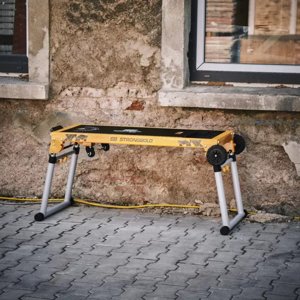 Multifunkční skládací stůl a plošina STRONGBOLD StrongBench B910