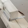 Nastavitelný nerezový pokosník SHINWA s výklopným ramenem - 150 mm