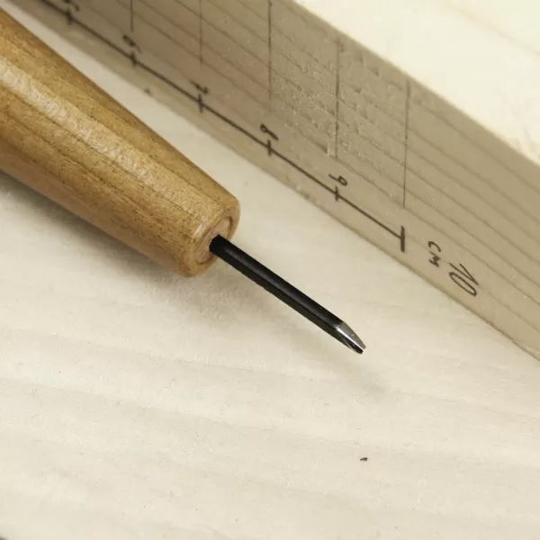 Japonské řezbářské mini-dláto MIKISYO Power Grip s U čepelí - 1,5 mm