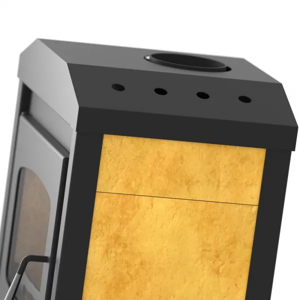 Krbová kamna FLAMINGO ® VEGA dlažba Žlutá