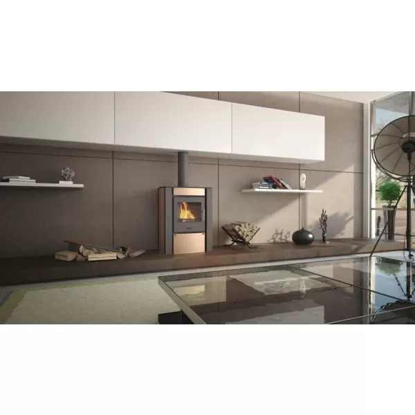 Krbová kamna FLAMINGO ® AMOS červená