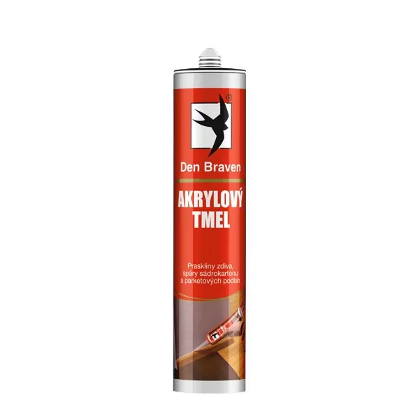 Akrylový tmel 280 ml kartuše černá