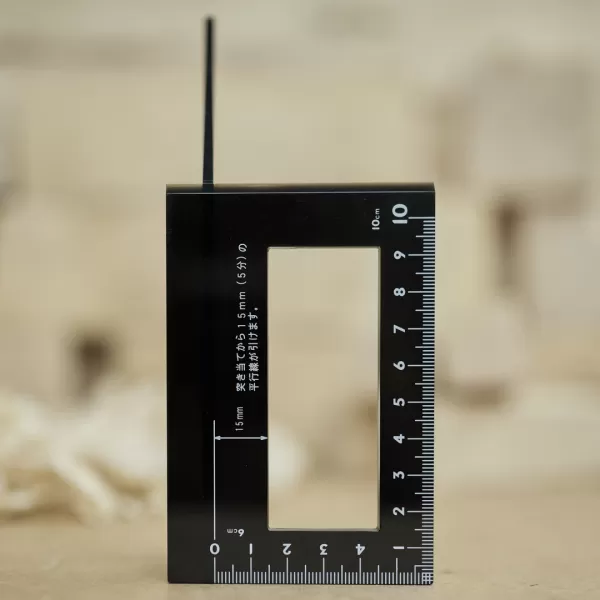 Japonské pokosové pravítko SHINWA 45+90° z polykarbonátu