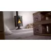 Krbová kamna MASTERFLAMME ® Piccolo II, hnědá - sametová