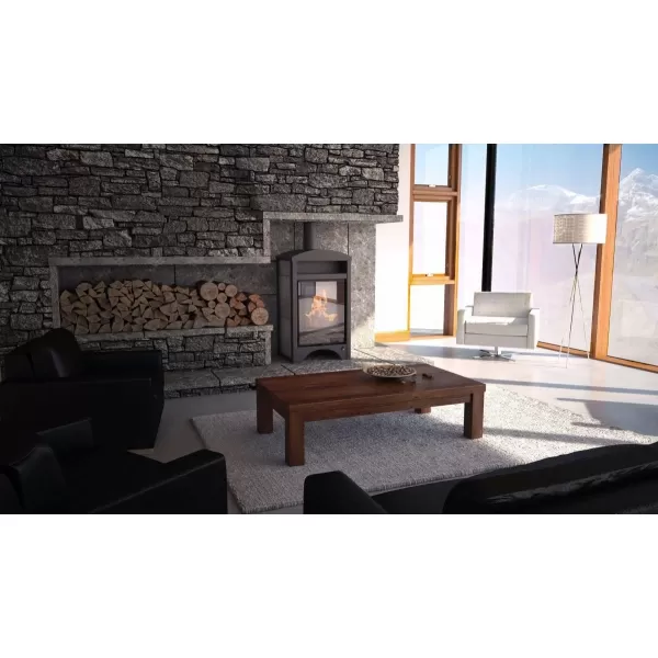 Krbová kamna AQUAFLAM VARIO ® BARMA 11/5kW dlažba Javor