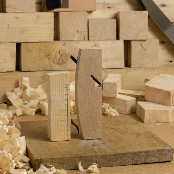 Japonský hoblík na dřevo UMEBACHI RYUMA Mini na žlábky - 18 mm