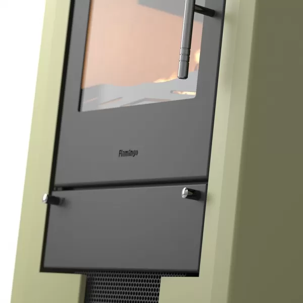 Krbová kamna FLAMINGO ® ESPO II olivová