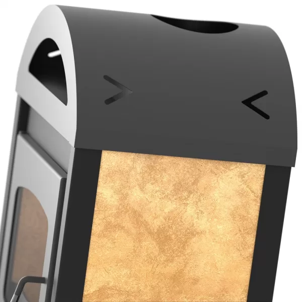 Krbová kamna FLAMINGO ® MELAND dlažba Béžová