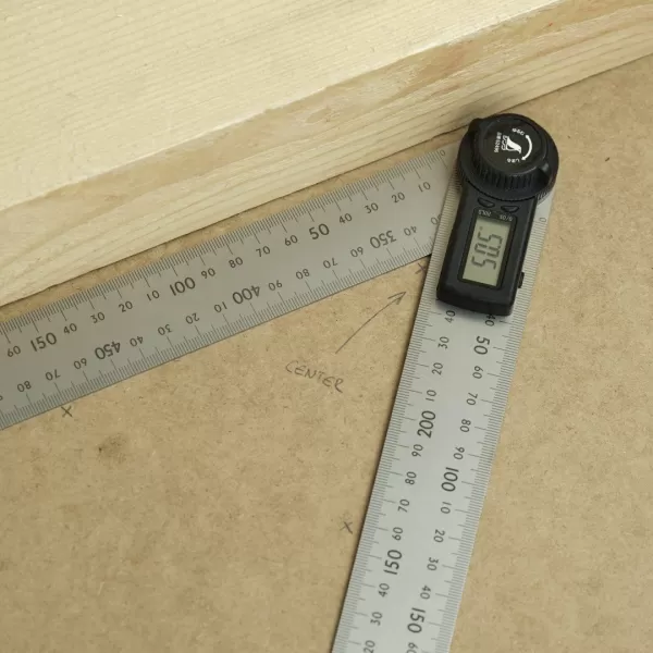 Digitální úhloměr a pravítko SHINWA