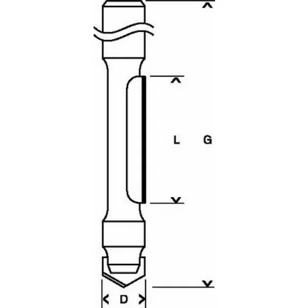 Kopírovací fréza, tvrdokovová, Bosch