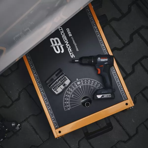 Multifunkční skládací stůl a plošina STRONGBOLD StrongBench B910