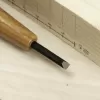 Japonské řezbářské mini-dláto MIKISYO Power Grip s plochou čepelí - 4,5 mm