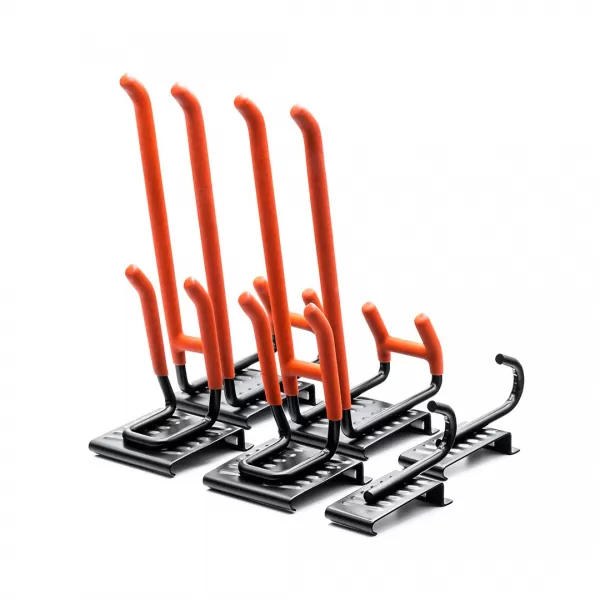 Ocelové háky na zeď CRAFTMAKER s pogumovaným povrchem - sada 6 ks