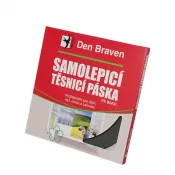Samolepicí těsnicí páska do oken a dveří 9 mm × 3 mm, délka 20 m 20 m šedá