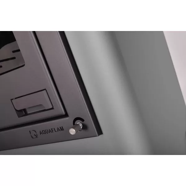 Krbová kamna AQUAFLAM ® 17 s výměníkem - šedá, manuální regulace