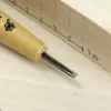 Japonské řezbářské mini-dláto MIKISYO Power Grip s plochou čepelí - 3 mm