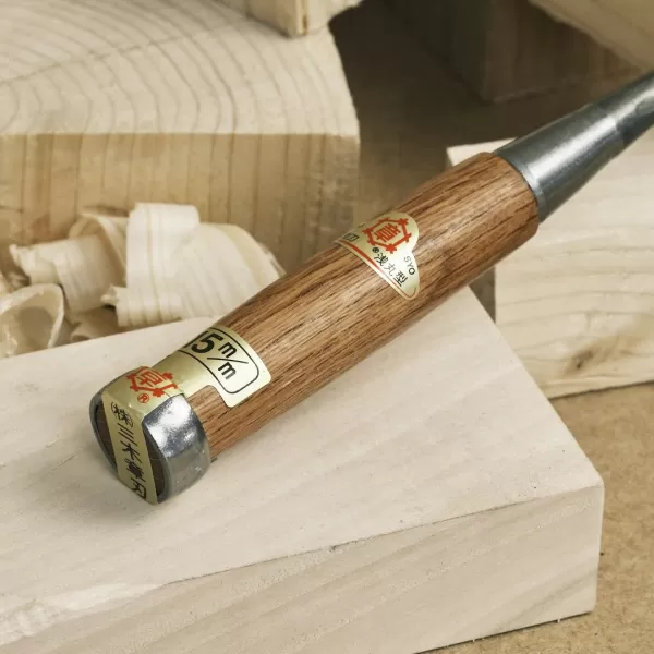 Japonské řezbářské dláto MIKISYO s U čepelí - 15 mm