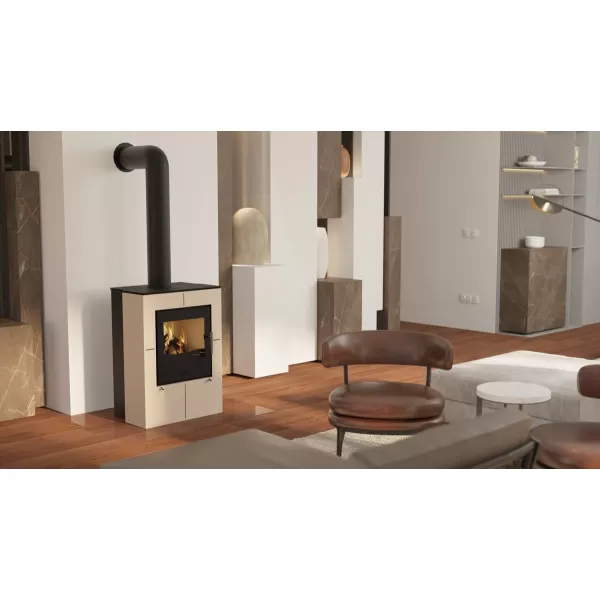 Krbová kamna FLAMINGO ® EVENES hnědá - sametová